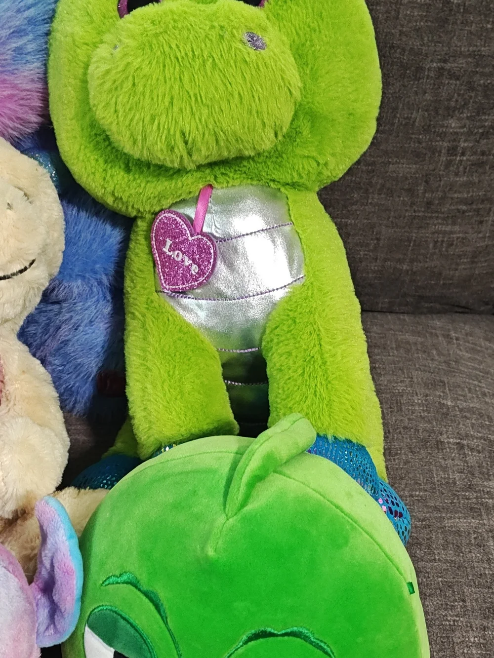 Lot of 7 Squishmallows Pascal And Other Big Stuff Animal.  In Great Condition